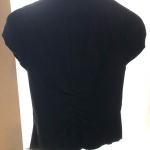 Black blazer with cute buttons short sleeve!